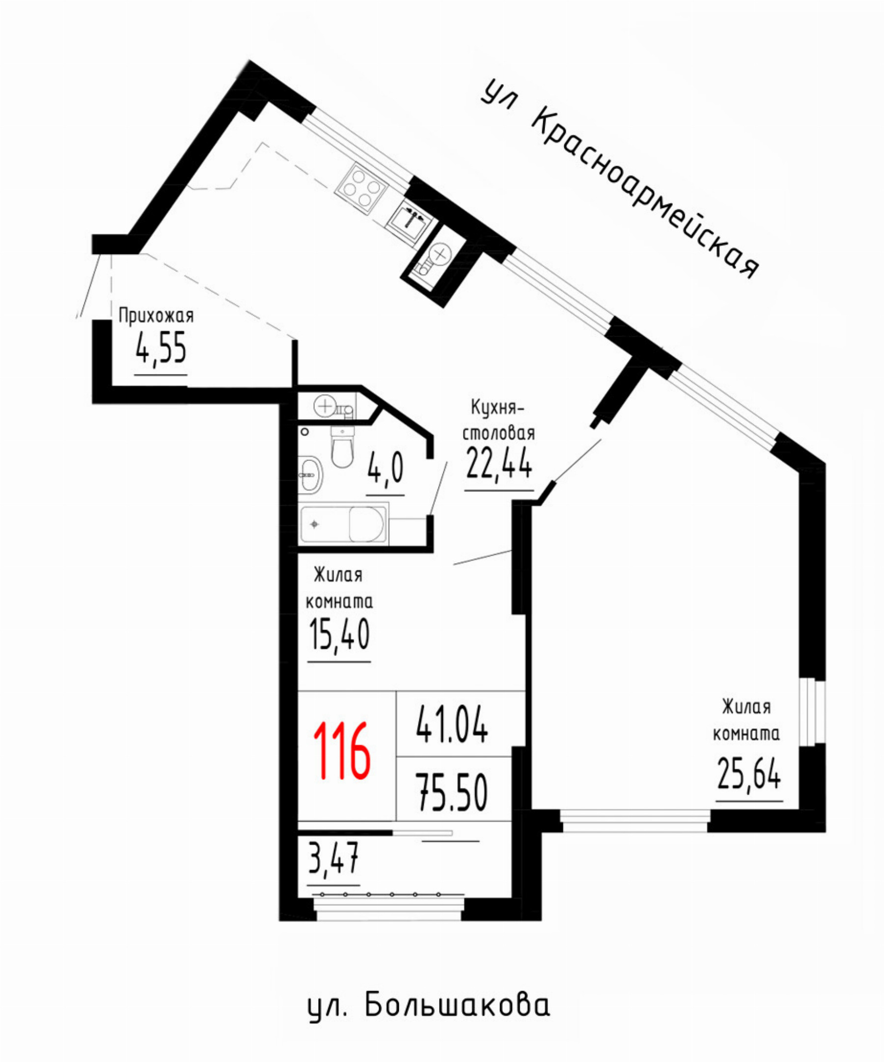 Квартира №116